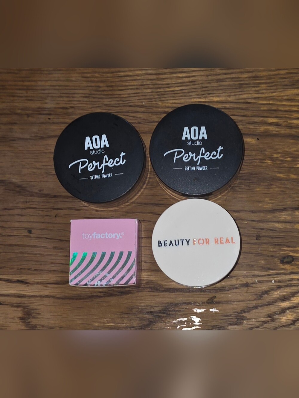 AOA Studio Perfect Setting Powder In Soft Light & Banana, Beauty For Real & More